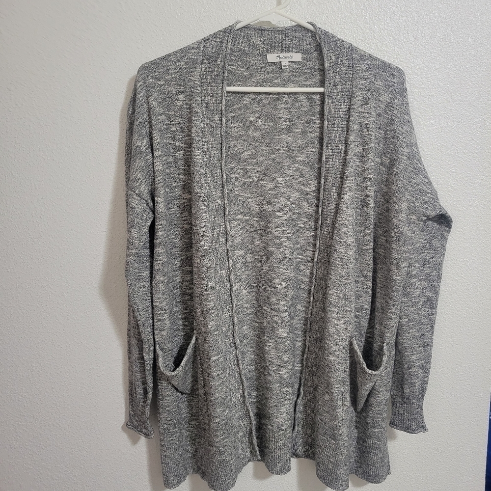 Madewell open light knit cardigan size small